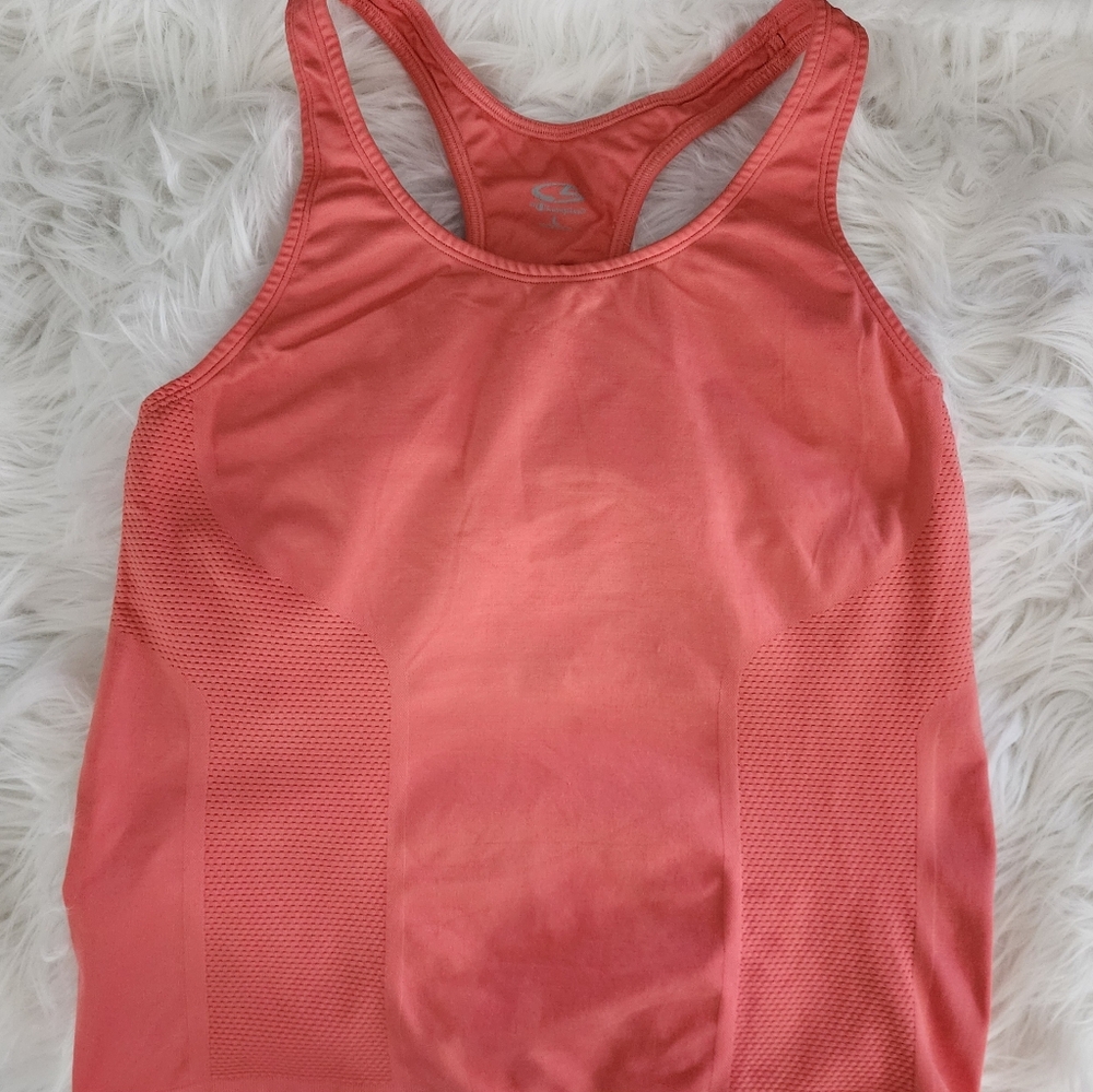 Coral athletic tank